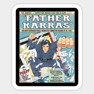 Father Karras Sticker